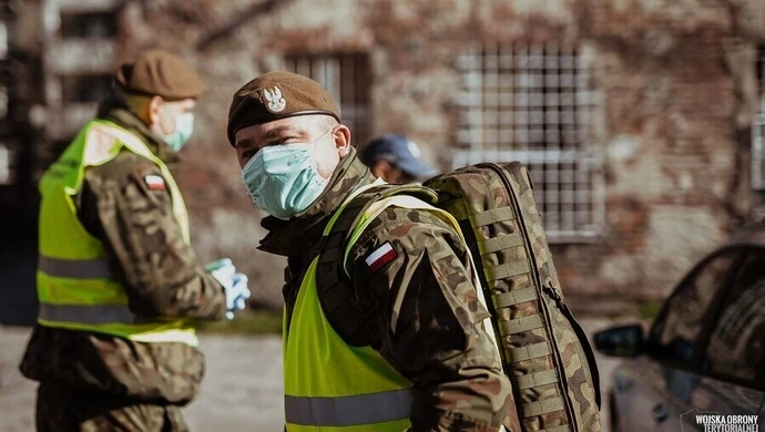 Łódzcy terytorialsi wspierają policję