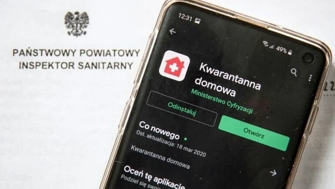 Aplikacja Kwarantanna domowa obowiązkowa!