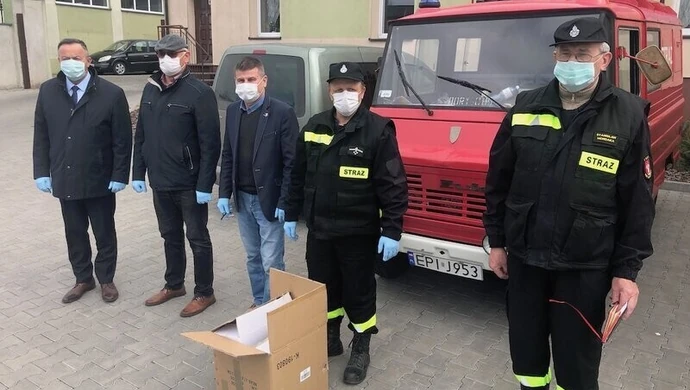 Wolbórz. Trwa akcja "Maseczka dla mieszkańca"