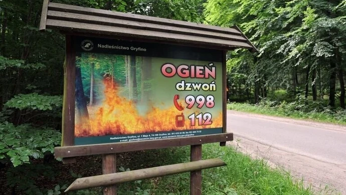 Wysokie zagrożenie pożarowe w lasach regionu