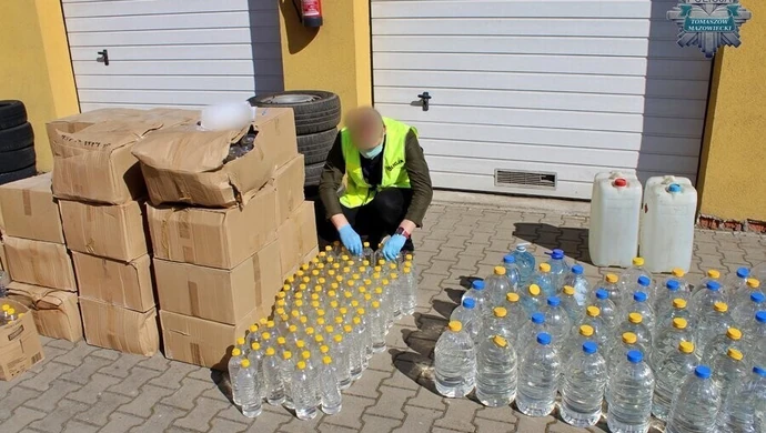 1300 litrów alkoholu na walkę z COVID-19