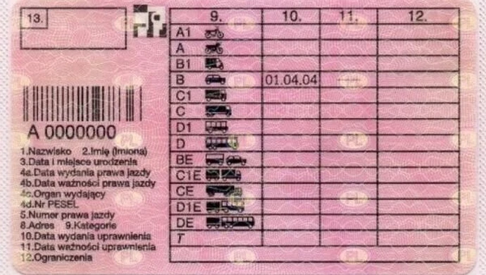 Prawo jazdy ważne dłużej