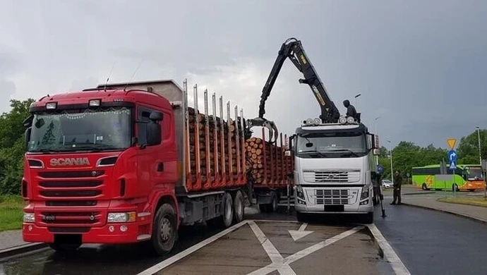 ITD znów zatrzymała przeładowane ciężarówki