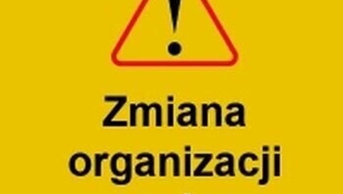 Zmiana organizacji ruchu na DK1