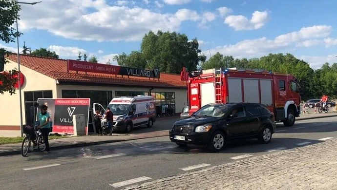 Wypadek na Śląskiej. Ranny motocyklista
