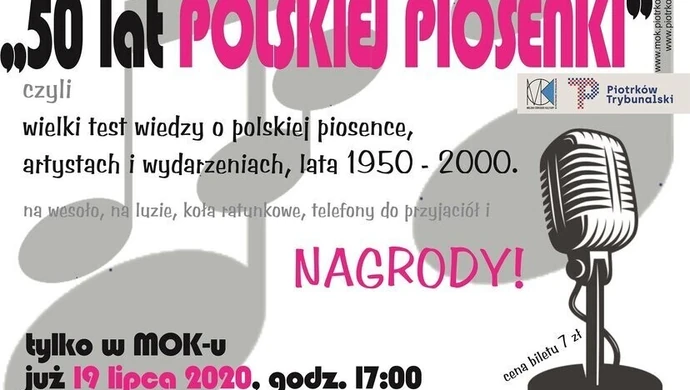 MOK zaprasza na wielki test wiedzy o polskiej piosence