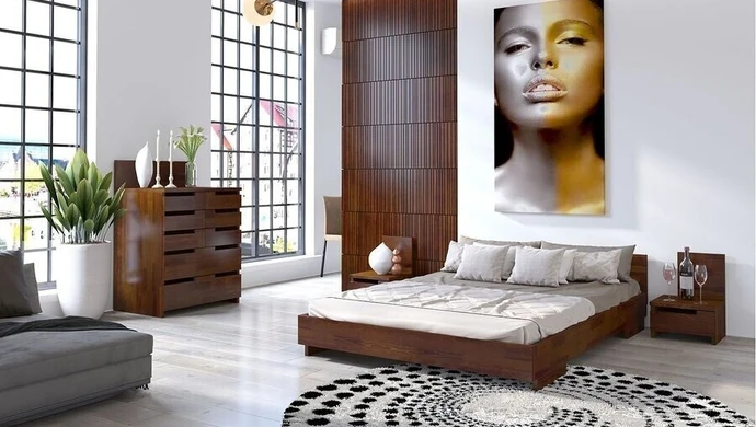 Nowoczesne łóżka drewniane od Visby.pl