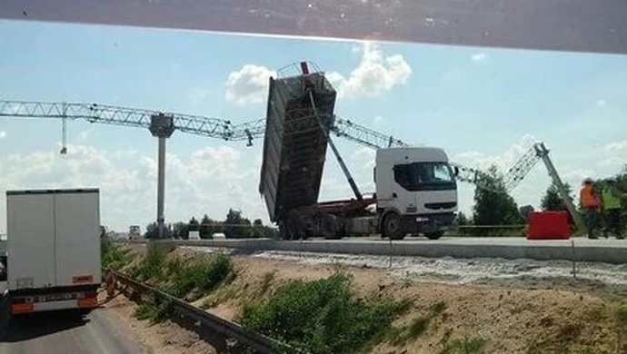 Utrudnienia na A1. Droga była zablokowana
