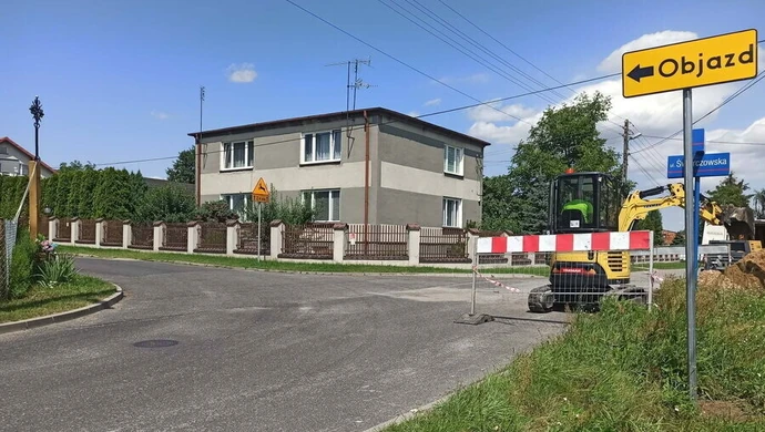 Zalesicka zamknięta, a na objeździe trwają prace