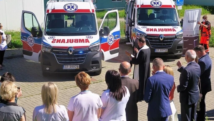 Dwie nowe karetki dla piotrkowskiego szpitala