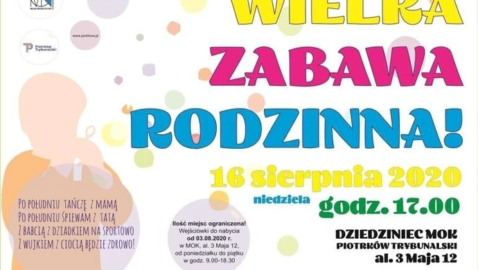 MOK zaprasza do Wielkiej Rodzinnej Zabawy