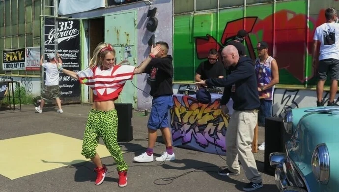Hip hop przy Dmowskiego. W Piotrkowie powstawał klip