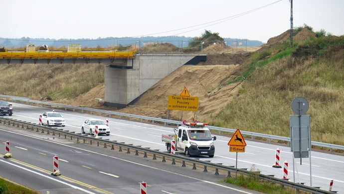 Nowy fragment A1 oddany do użytku. Drogowcy puścili ruch po zachodniej jezdni