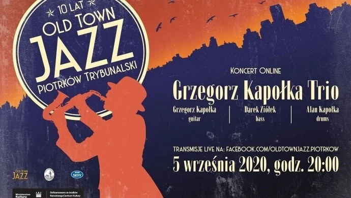 Old Town Jazz online. Wystąpi Grzegorz Kapołka Trio
