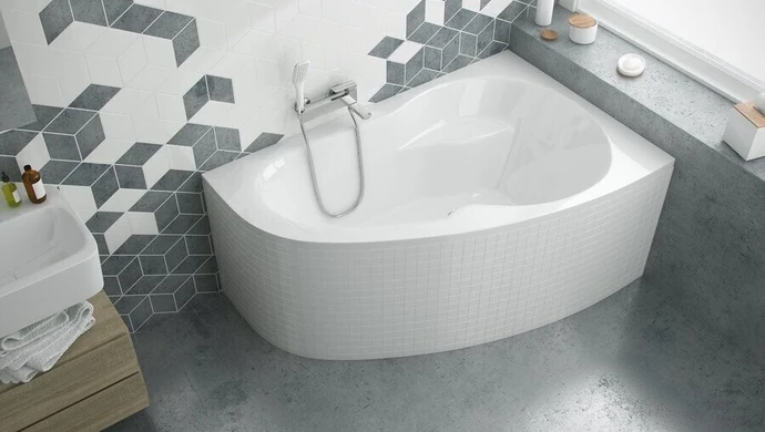 Wanny narożne w małej łazience