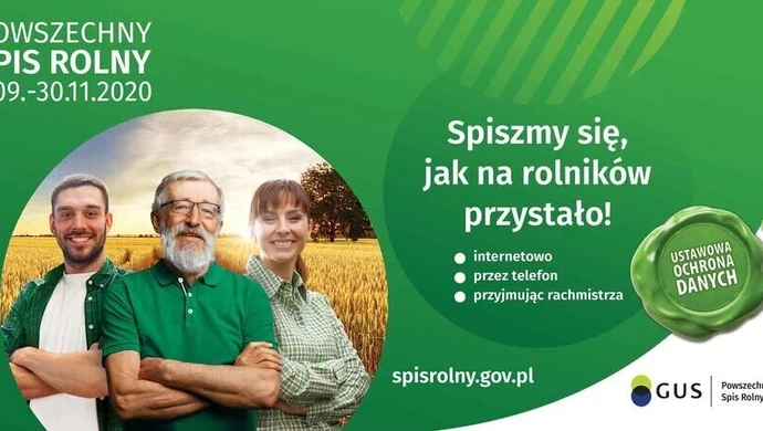 Spiszmy się jak na rolników przystało! – czyli Powszechny Spis Rolny 2020