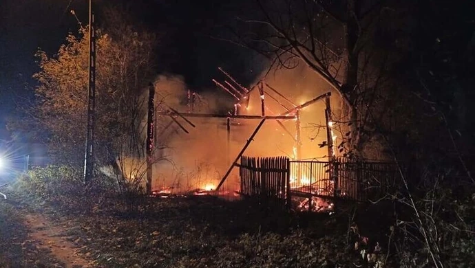 Spłonęła stodoła