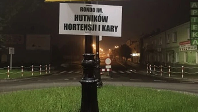 Chcą Ronda Hutników Hortensji i Kary w Piotrkowie