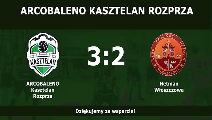 Arcobaleno Kasztelan Rozprza wciąż niepokonane