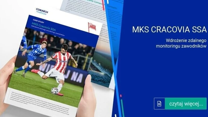 Medycyna na odległość - tajna broń drużyny futbolowej Cracovii