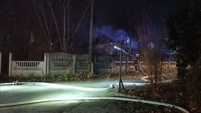 Ciało znalezione w pogorzelisku