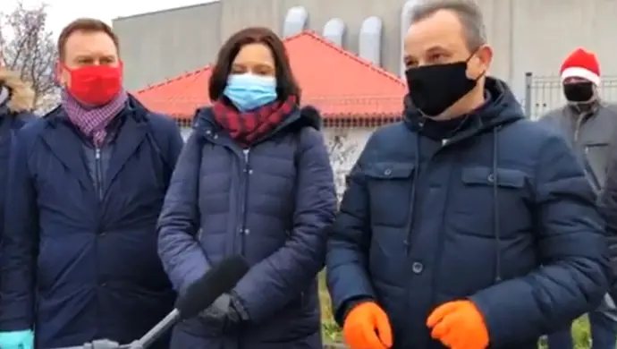 Lewicowy świąteczny poczęstunek na "Balcerku"