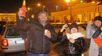 Piotrkowianie przywitali nowy rok