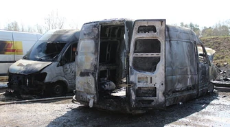 Pożar przy ul. Życzliwej w Piotrkowie