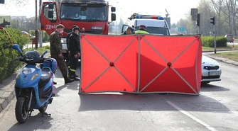 Śmierć na drodze w Piotrkowie