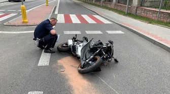 22-letni motocyklista zginął na drodze