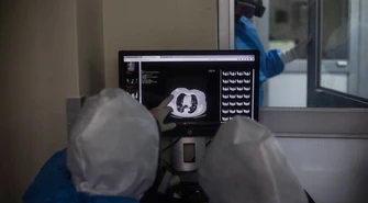 Bramka do dezynfekcji w Urzędzie Miasta w Radomsku