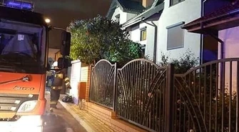 Pożar budynku mieszkalnego w Piotrkowie