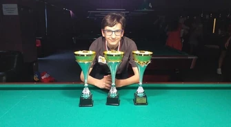 Zawodnik UKS Rękoraj najlepszym juniorem starszym w bilard w Polsce!