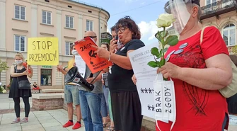 Protestowali przeciw przemocy