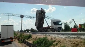 Utrudnienia na A1. Droga była zablokowana