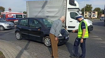 Kierowca renault potrącił rowerzystę