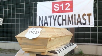 Trumna i znicze przy krajowej &#8222;dwunastce&#8221; w Przygłowie