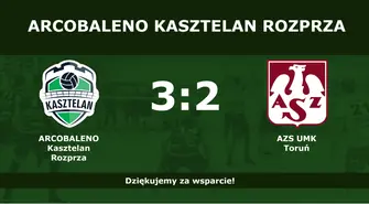 Arcobaleno Kasztelan Rozprza zwycięża w Toruniu
