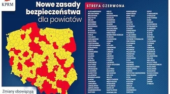 Piotrków i powiat w strefie czerwonej. Szkoły przechodzą na zdalne nauczanie