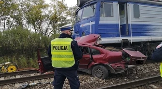 Dwie osoby zginęły w wypadku na przejeździe kolejowym