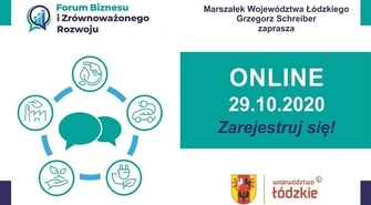Forum Biznesu i Zrównoważonego Rozwoju &#8211; Łódzkie 2020