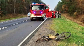 Śmiertelny wypadek na DK nr 91