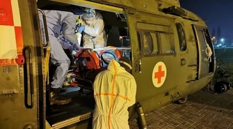 Żołnierze wsparli LPR w transporcie zakażonego