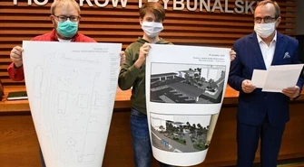 Młodzi piotrkowianie chcą więcej zieleni wokół wieży ciśnień