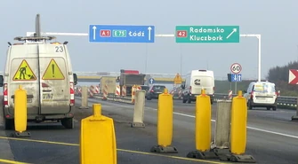 Budowana A1 z odcinkowym pomiarem prędkości