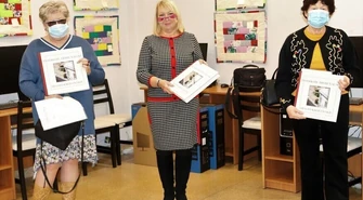 Podziękowania i upominki dla podopiecznych OEA MOK