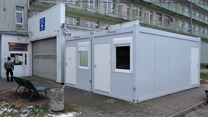 Kontener &#8222;covidowy&#8221; będzie służył pracownikom SOR-u