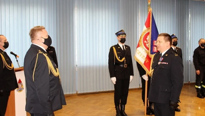 Strażacy uroczyście pożegnali swojego komendanta