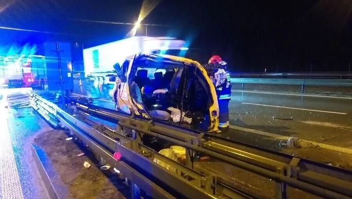 Śmiertelny wypadek na S8 w Wolborzu