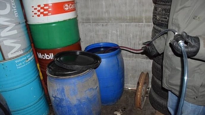 Nielegalna stacja paliw zlikwidowana